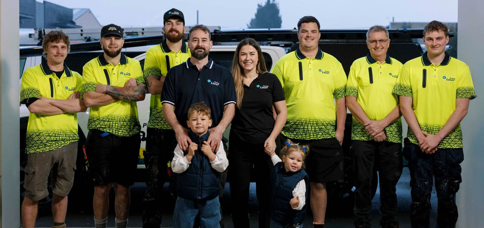 Laser Plumbing Christchurch West team photo Laser Plumbing Christchurch West team photo